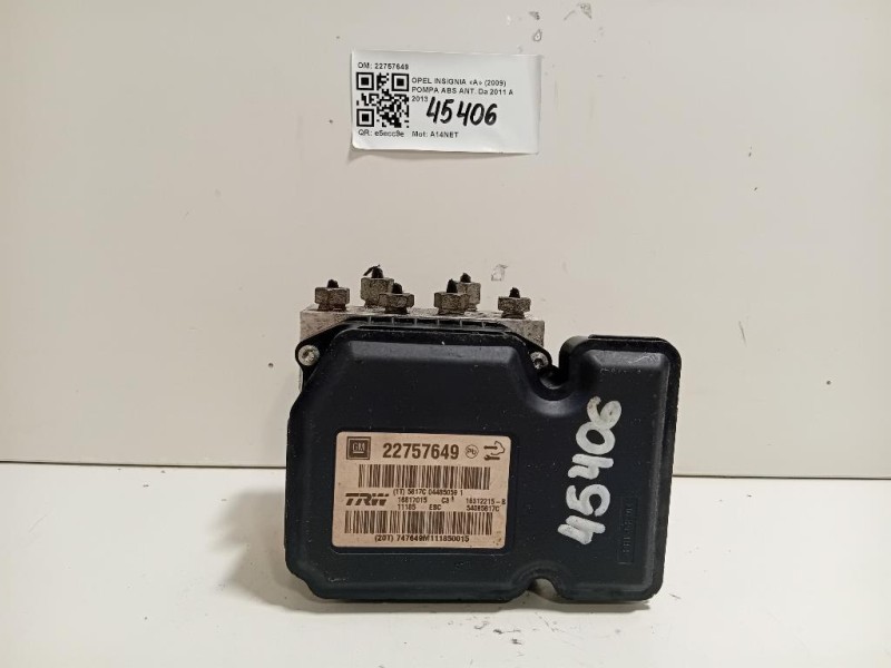 Pompa ABS ANT 22757649 Opel Insignia A 2009