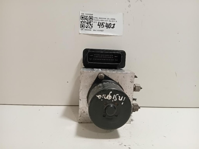 Pompa ABS ANT 13332549 Opel Insignia A 2009