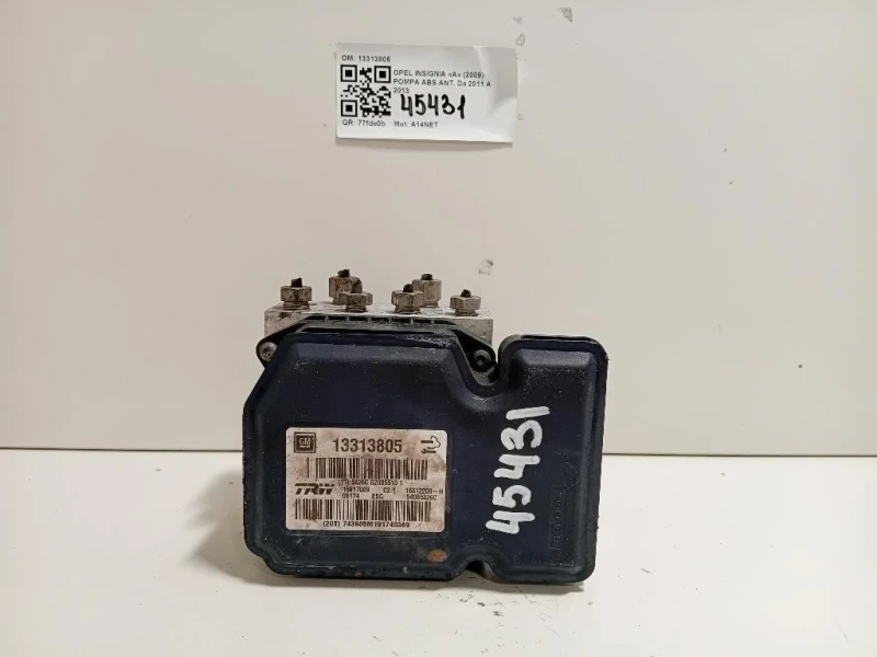 Pompa ABS ANT 13313805 Opel Insignia A 2009