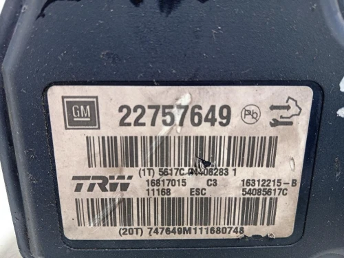 Pompa ABS ANT 22757649 Opel Insignia A 2009