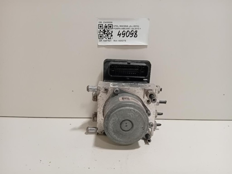 Pompa ABS ANT 23430008 Opel Insignia A 2013
