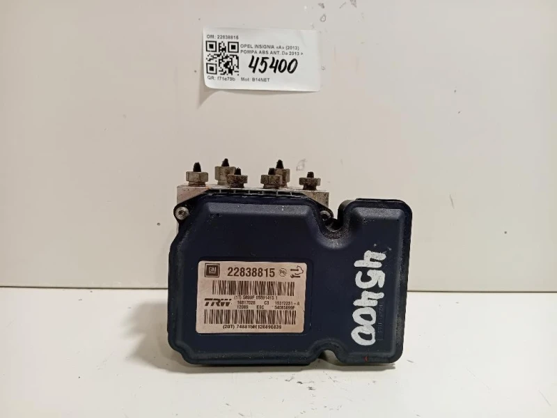 Pompa ABS ANT 22838815 Opel Insignia A 2013