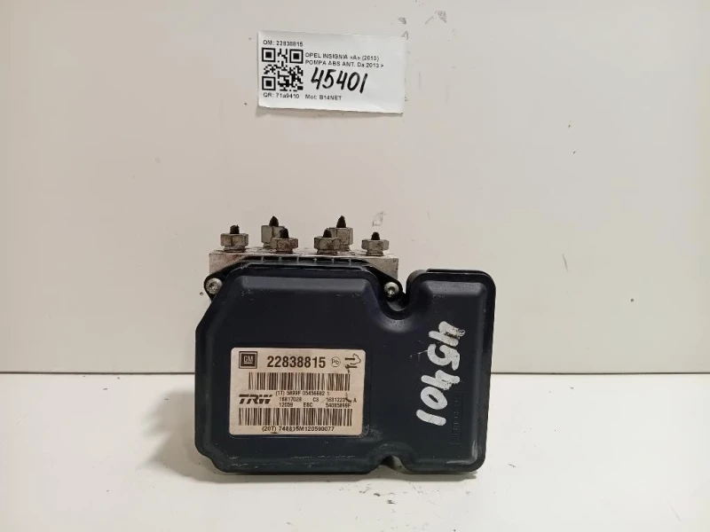 Pompa ABS ANT 22838815 Opel Insignia A 2013