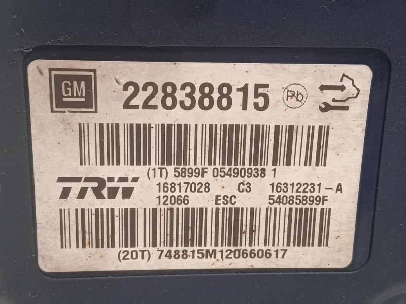 Pompa ABS ANT 22838815 Opel Insignia A 2013