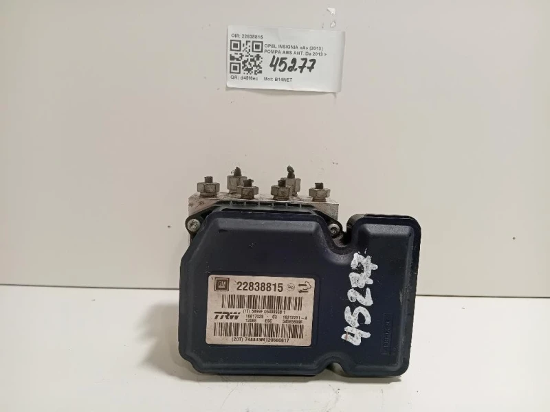 Pompa ABS ANT 22838815 Opel Insignia A 2013