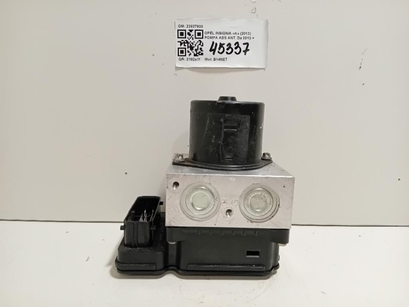 Pompa ABS ANT 22827930 Opel Insignia A 2013