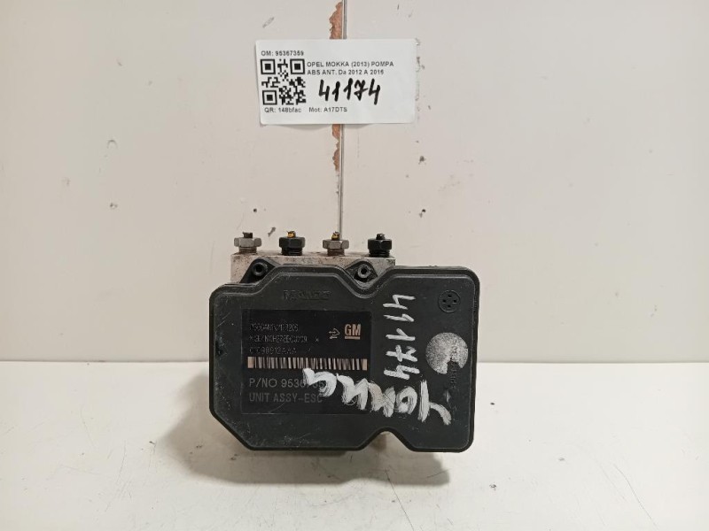 Pompa ABS ANT 95367359 Opel Mokka 2013