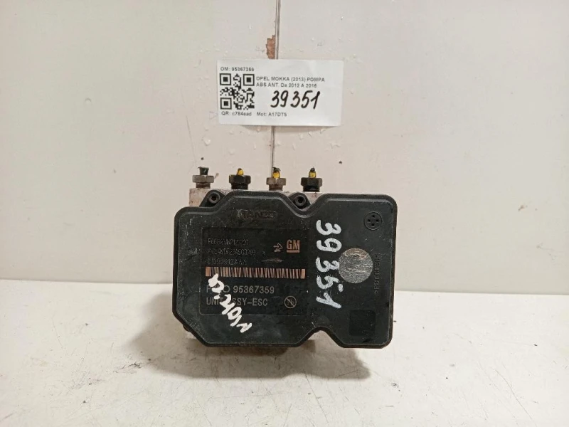 Pompa ABS ANT 95367359 Opel Mokka 2013