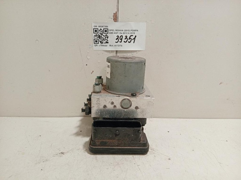 Pompa ABS ANT 95367359 Opel Mokka 2013