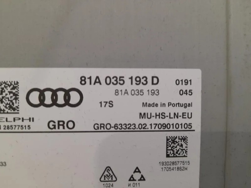 Navigatore Satellitare 81A035193D Audi A3 8VA Sportback 2012