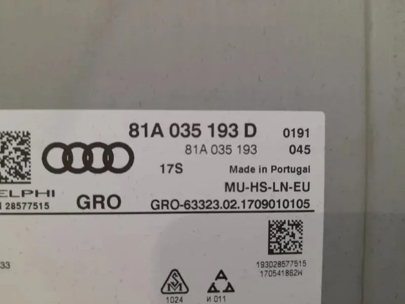 Navigatore Satellitare 81A035193D Audi A3 8VA Sportback 2012