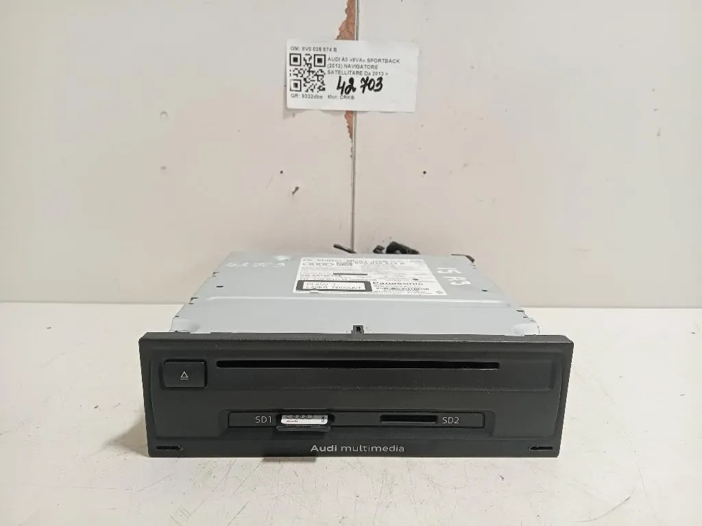 Navigatore Satellitare 8V0035874B Audi A3 8VA Sportback 2012