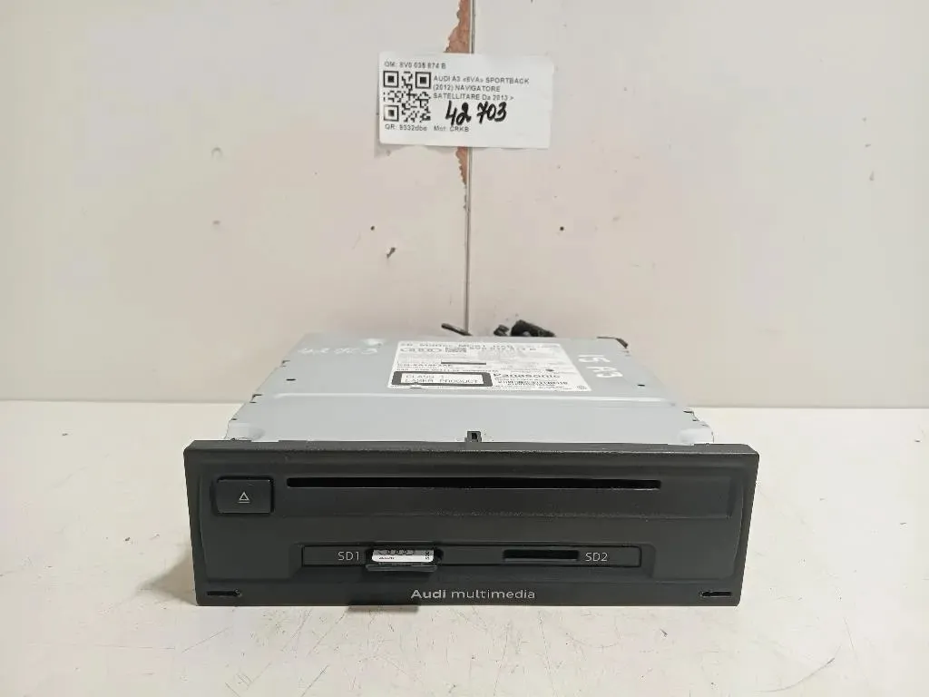 Navigatore Satellitare 8V0035874B Audi A3 8VA Sportback 2012