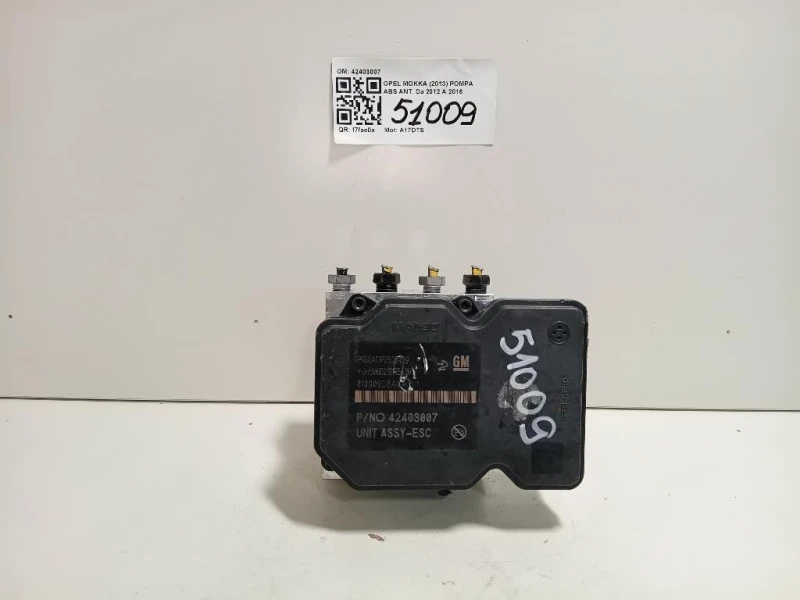 Pompa ABS ANT 42403007 Opel Mokka 2013