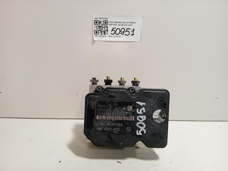 Pompa ABS ANT 95367359 Opel Mokka 2013