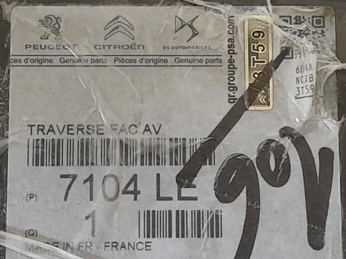 Traversa Paraurti ANT 9670186380 Peugeot 3008 II 2016