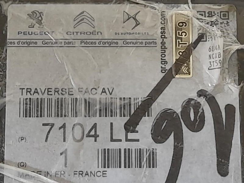 Traversa Paraurti ANT 9670186380 Peugeot 3008 II 2016