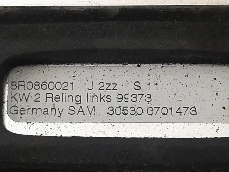 Barra Portapacchi Tetto 8R0860022 Audi Q5 8RB 2009