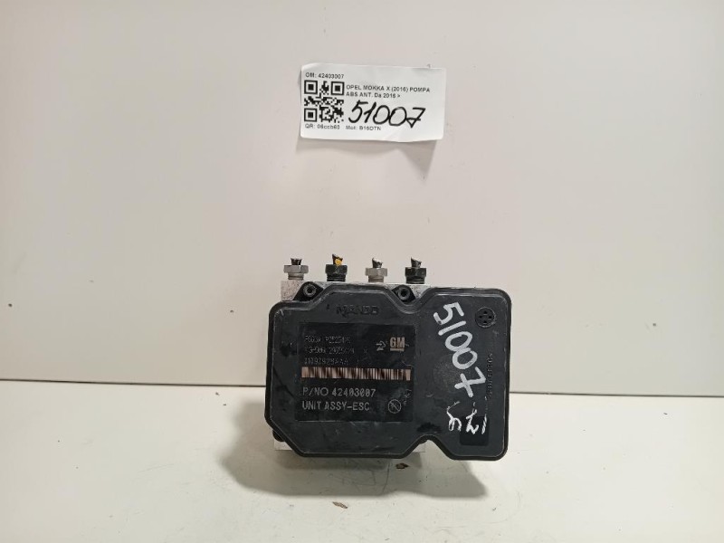 Pompa ABS ANT 42403007 Opel Mokka X 2016