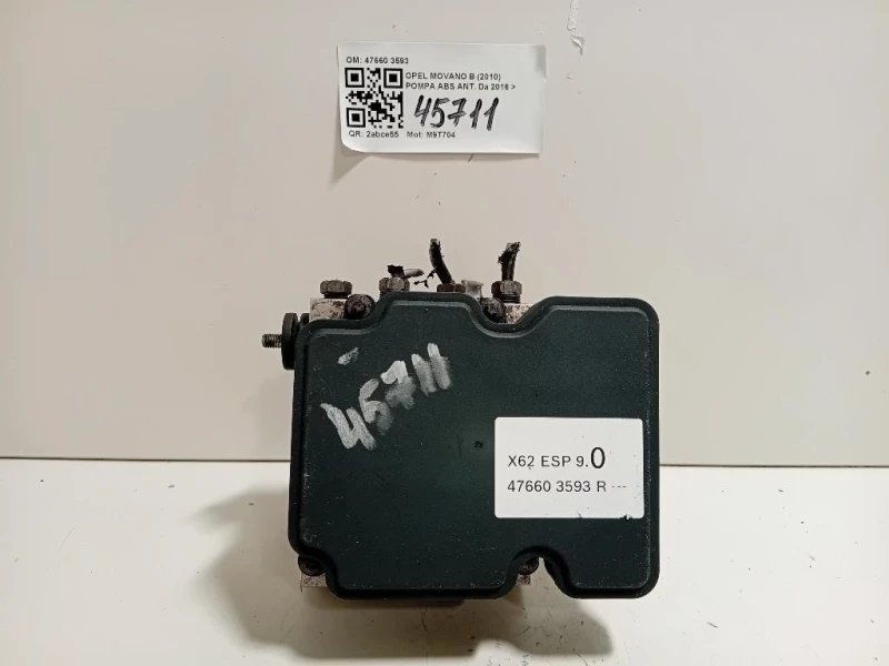 Pompa ABS ANT 47660 3593 Opel Movano B 2010