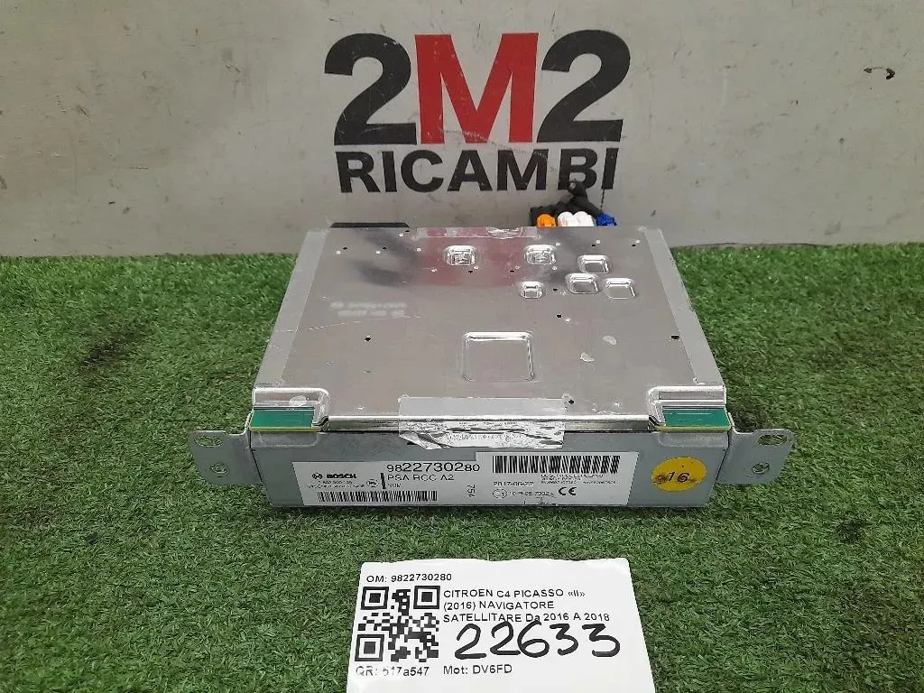 Navigatore Satellitare 9822730280 Citroen C4 Grand Picasso II 2016