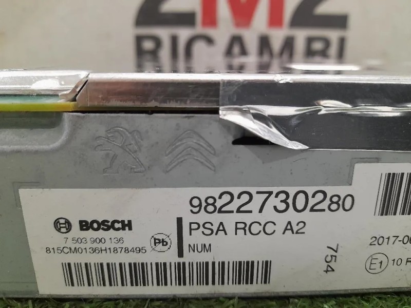 Navigatore Satellitare 9822730280 Citroen C4 Grand Picasso II 2016