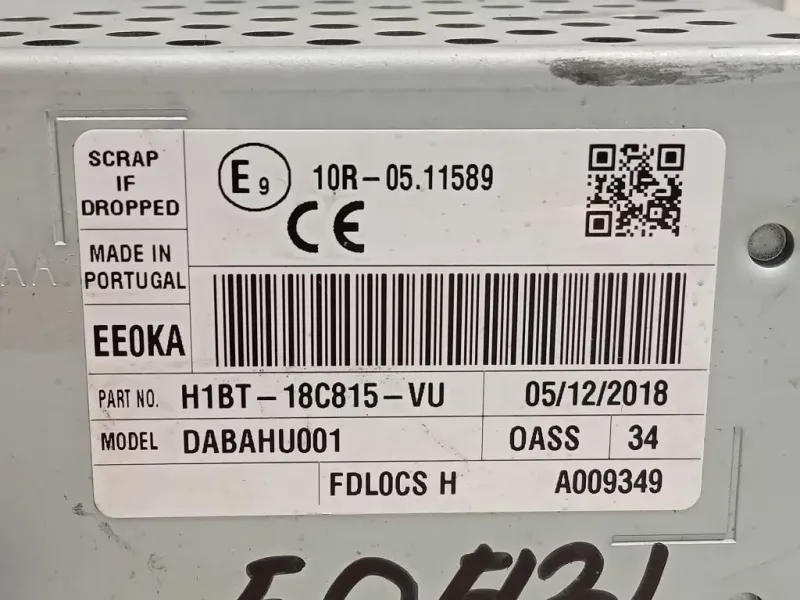 Navigatore Satellitare H1BT-18C815-VU Ford Fiesta VII 2017