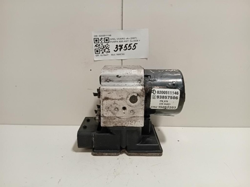 Pompa ABS ANT 8200511146 93857506 54084793B Opel Vivaro A 2007
