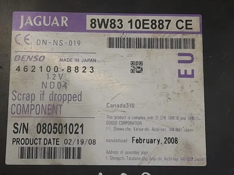 Navigatore Satellitare 8W8310E887CE Jaguar XF I 2008