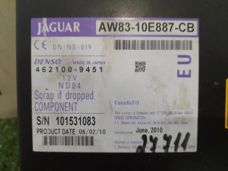 Navigatore Satellitare 10E887 Jaguar XF I 2008