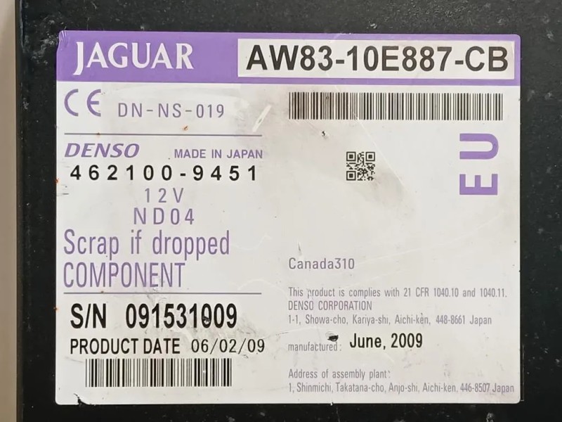 Navigatore Satellitare AW83-10E887-CB Jaguar XF I 2008