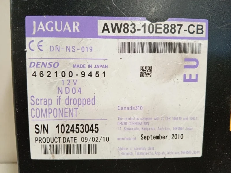 Navigatore Satellitare AW83-10E887-CB Jaguar XF I 2011