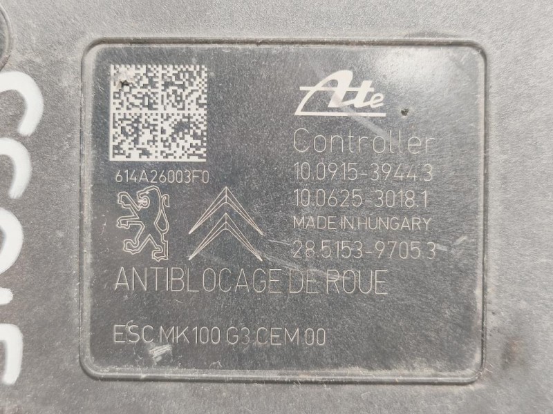 Pompa ABS ANT 9813805280 Peugeot 2008 I 2013