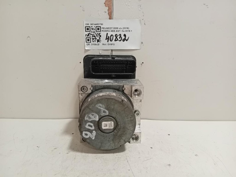 Pompa ABS ANT 9814482780 Peugeot 2008 I 2016