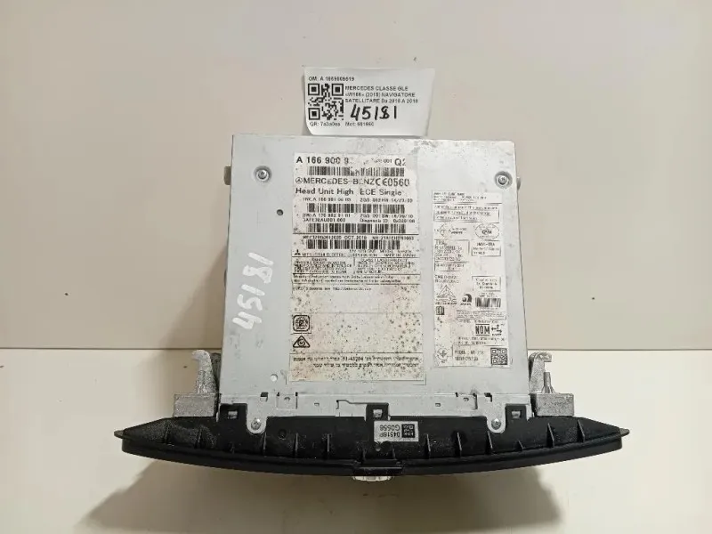 Navigatore Satellitare A 1669009519 Mercedes Classe GLE W166 2015