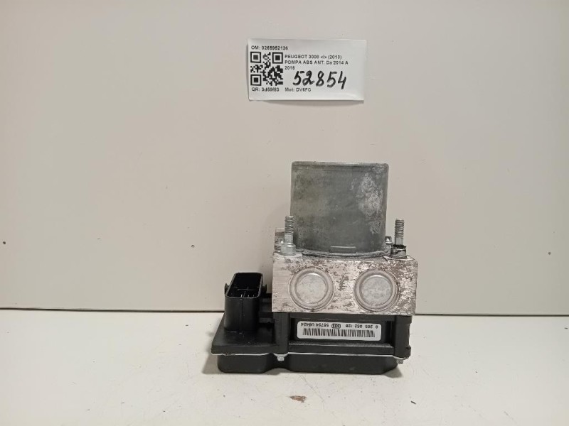 Pompa ABS ANT 0265952126 Peugeot 3008 I 2013