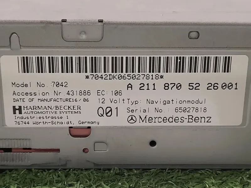 Navigatore Satellitare A2118705226 Mercedes Classe SLK R171 2004