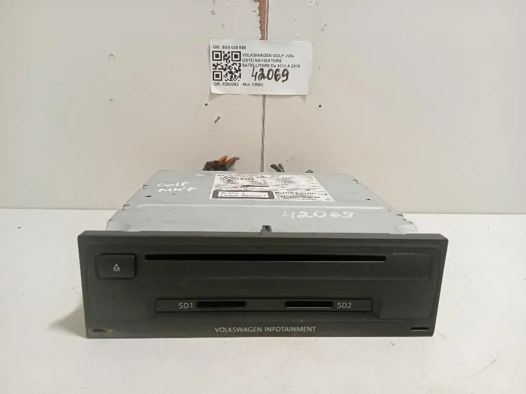 Navigatore Satellitare 5G0 035 858 5G0035858 Volkswagen GOLF VII 2013