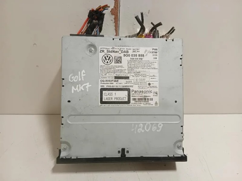 Navigatore Satellitare 5G0 035 858 5G0035858 Volkswagen GOLF VII 2013