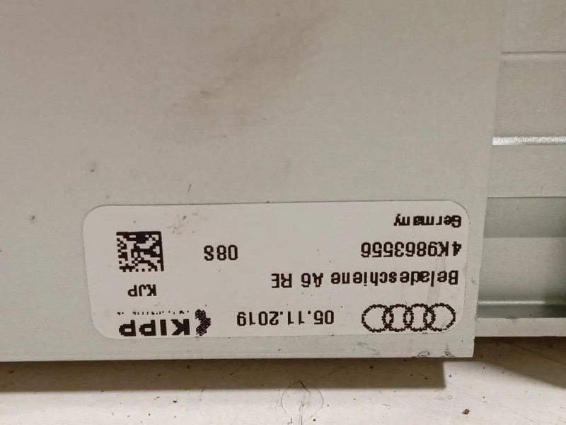 Pannello Copertura Pianale POST 4K9863556 Audi A6 4GD Avant 2016