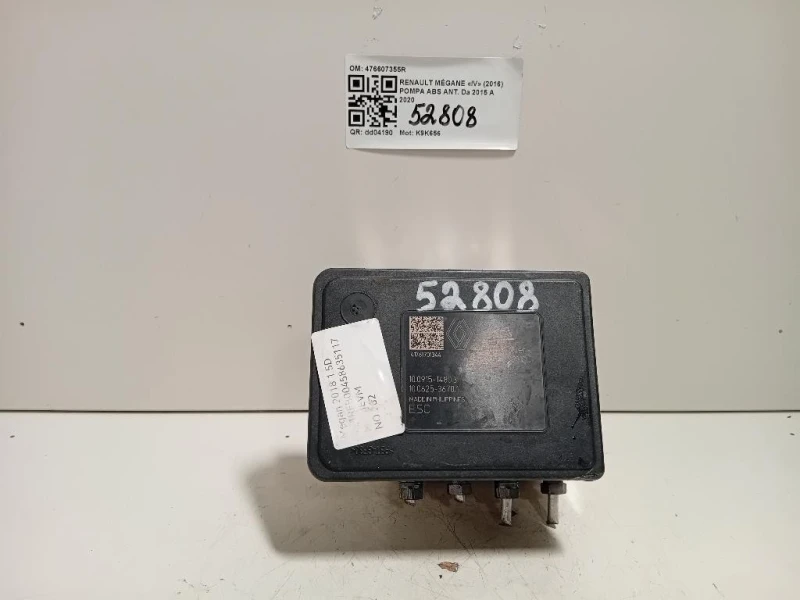 Pompa ABS ANT 476607355R Renault Mégane IV 2016