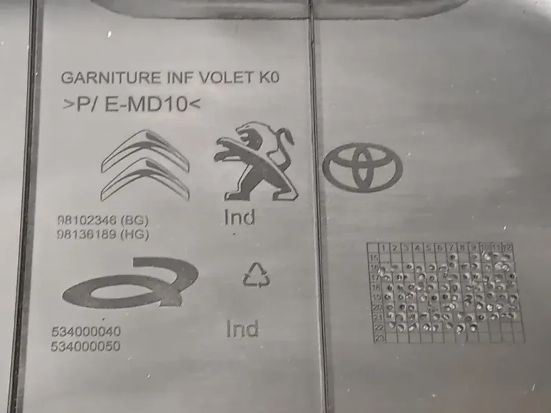 Pannello Copertura Portello POST 98102346 Toyota Proace CITY 2019