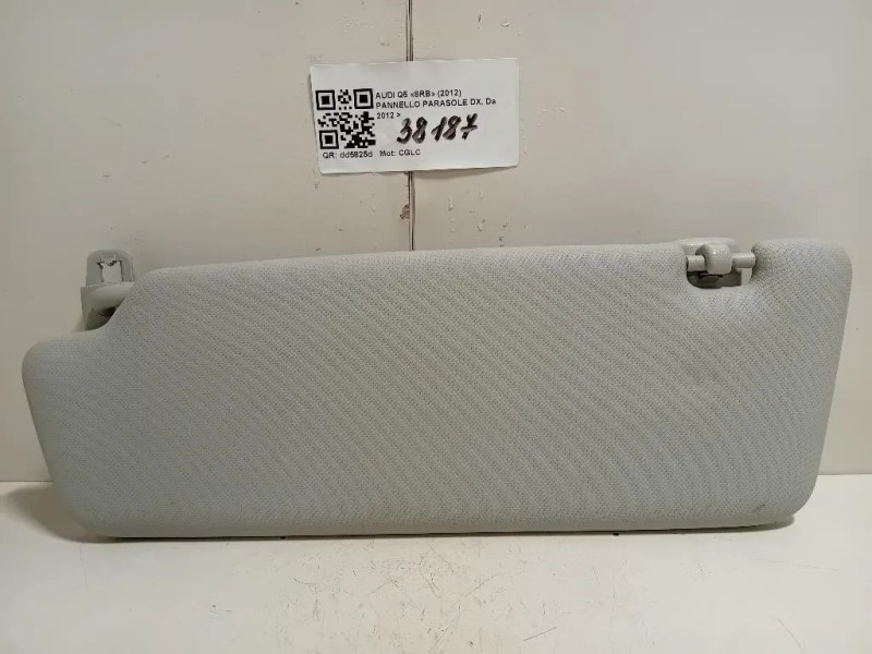 Pannello Parasole DX 8K0857552Q25M Audi Q5 8RB 2012 Pannello Parasole DX 8K0857552Q25M Audi Q5 8RB 2012