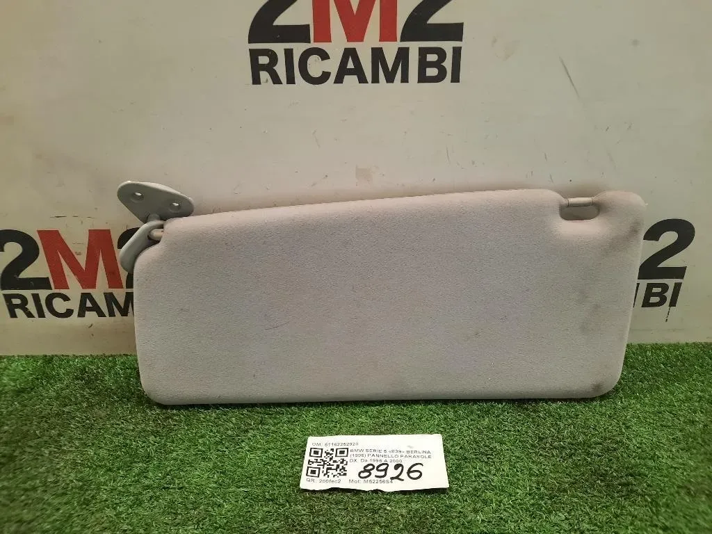 Pannello Parasole DX 51162252920 Bmw Serie 5 E39 Berlina 1996