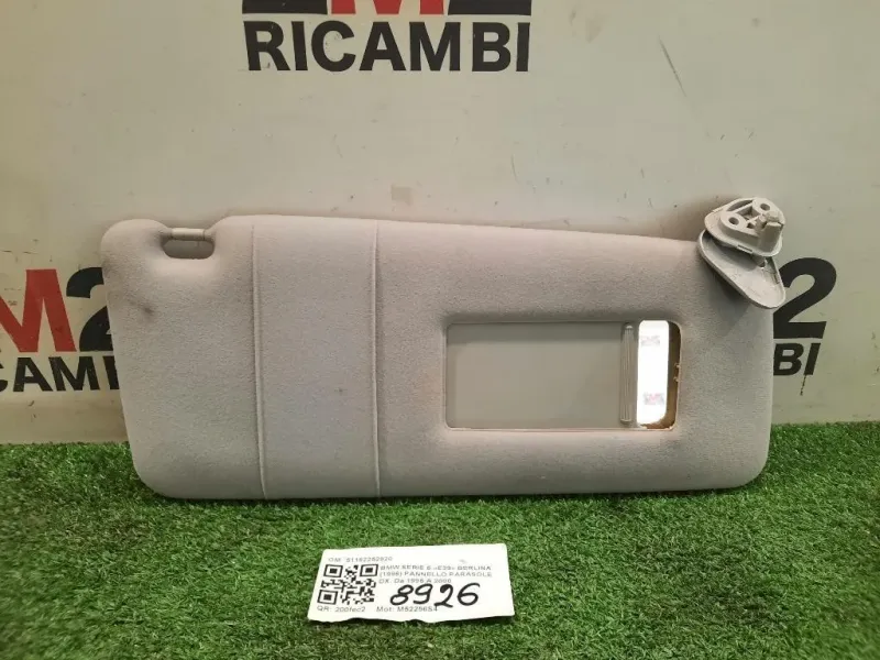 Pannello Parasole DX 51162252920 Bmw Serie 5 E39 Berlina 1996