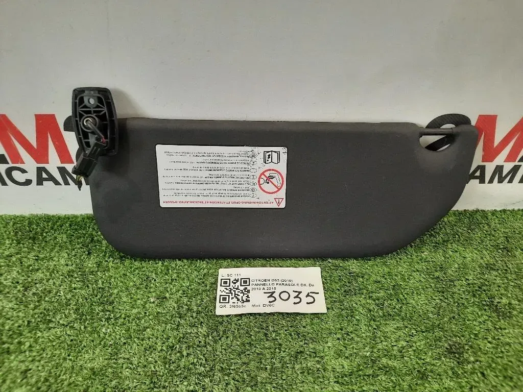 Pannello Parasole DX Citroen DS3 2010