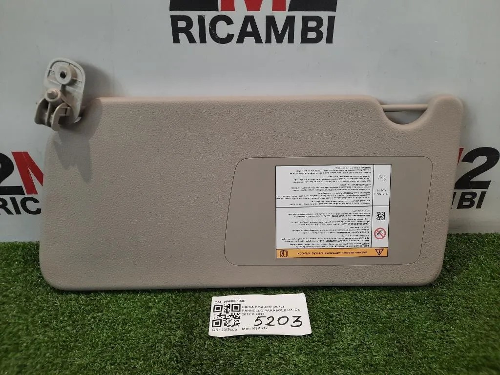 Pannello Parasole DX 964009104R Dacia Dokker 2013