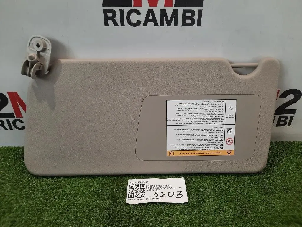 Pannello Parasole DX 964009104R Dacia Dokker 2013