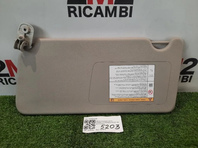 Pannello Parasole DX 964009104R Dacia Dokker 2013