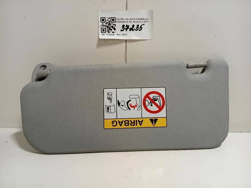 Pannello Parasole DX  Kia RIO III 2012